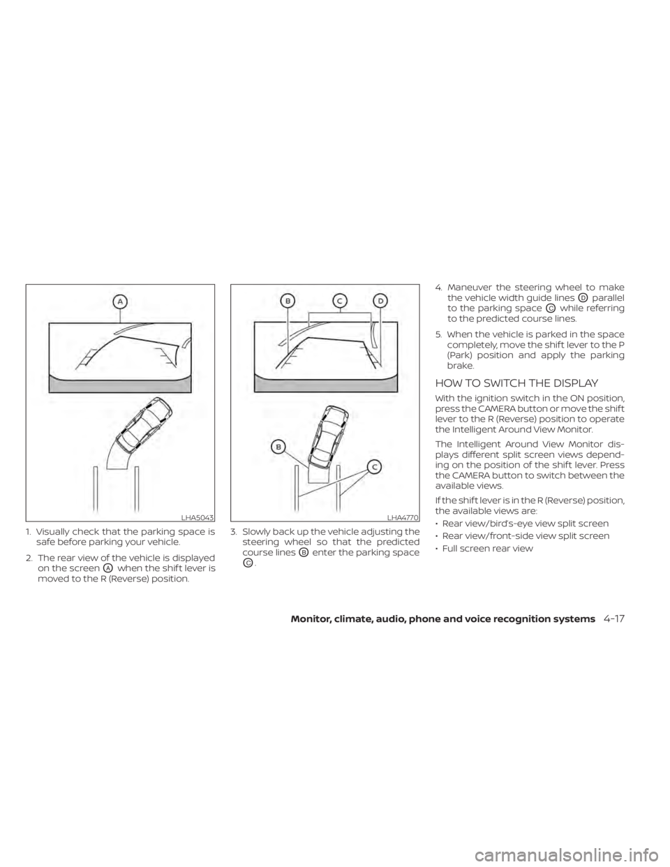 NISSAN MURANO 2022  Owners Manual LHA5043LHA4770 