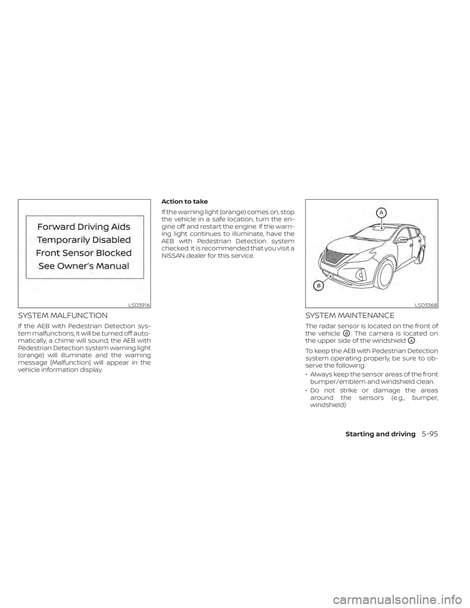 NISSAN MURANO 2022 Owners Manual LSD3916LSD3368 NISSAN MURANO 2022 Owners Manual LSD3916LSD3368