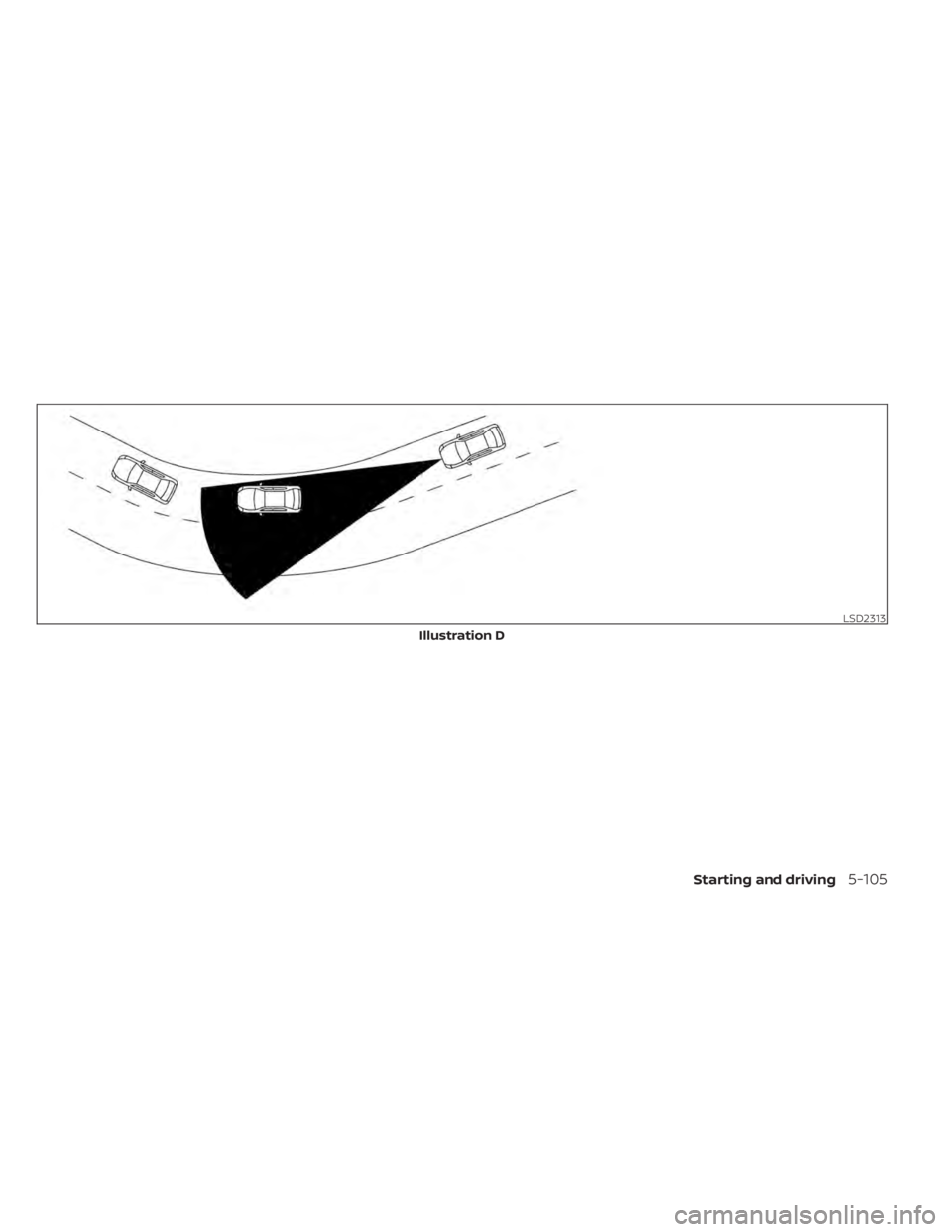 NISSAN MURANO 2022  Owners Manual Starting and driving5-105 