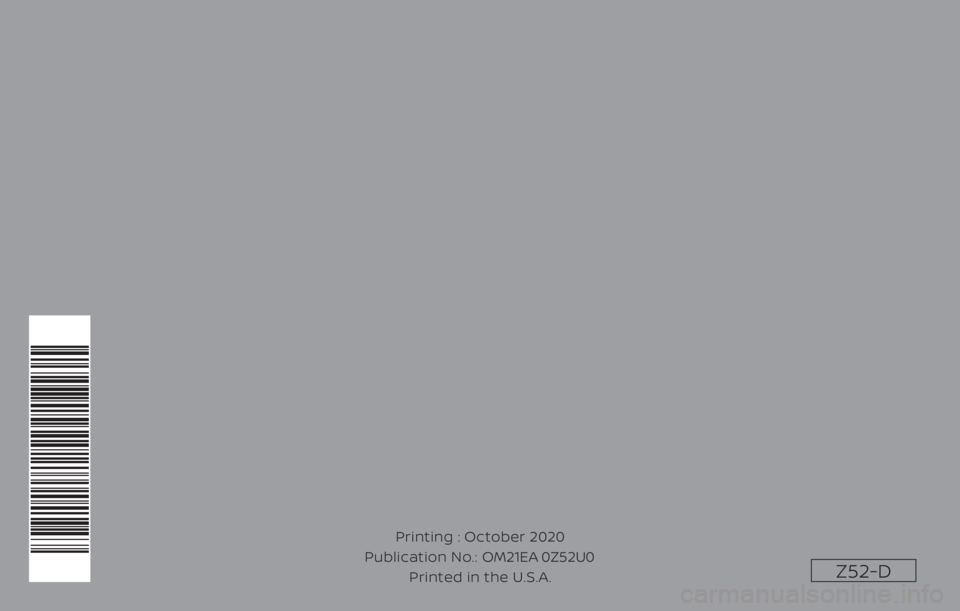 NISSAN MURANO 2022  Owners Manual 