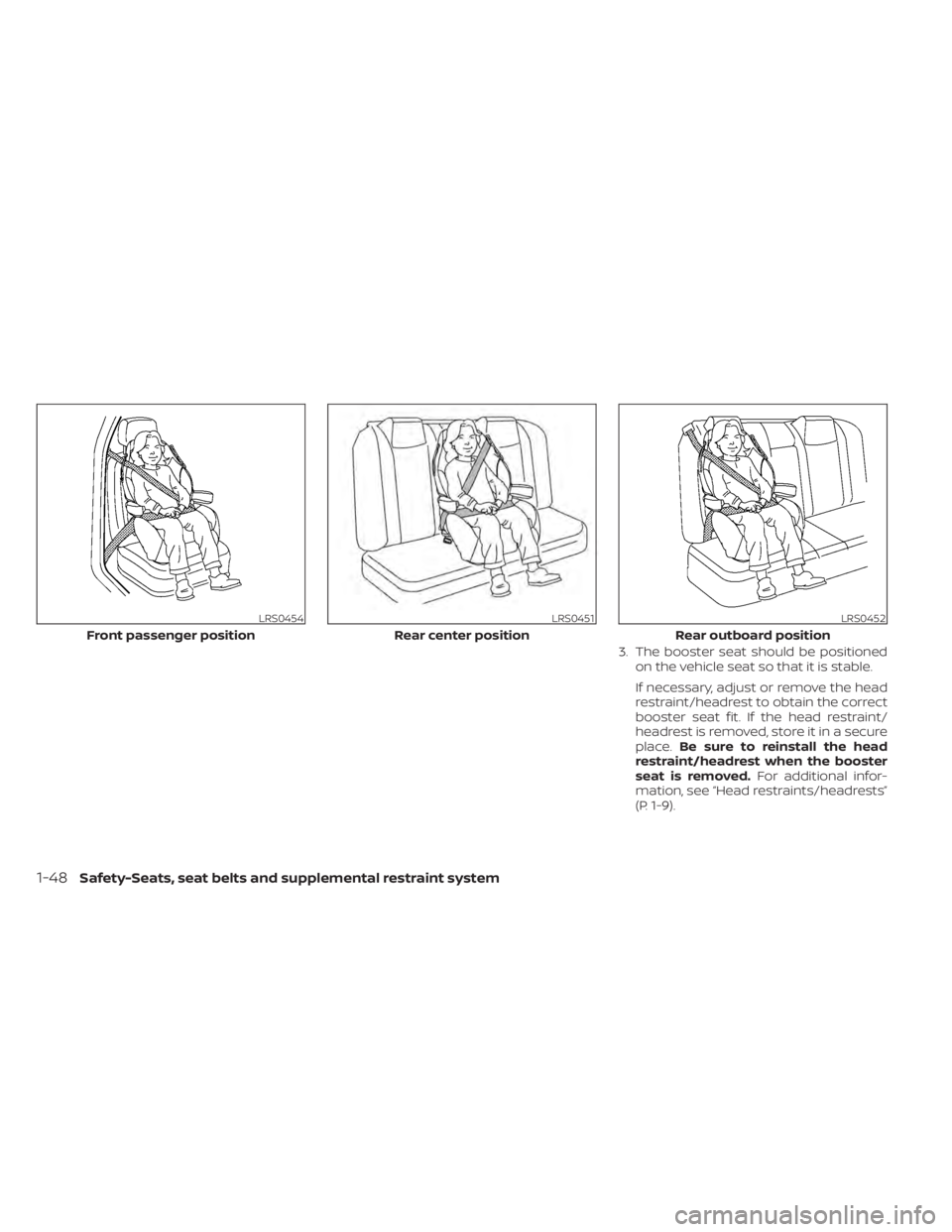 NISSAN MURANO 2022 Repair Manual LRS0454
Front passenger position 