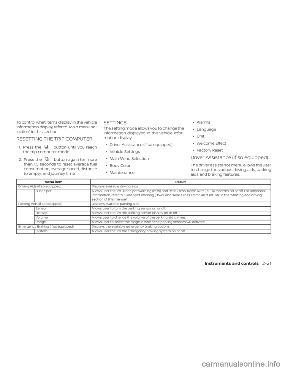 NISSAN PATHFINDER SV 2019  Owners Manual 
