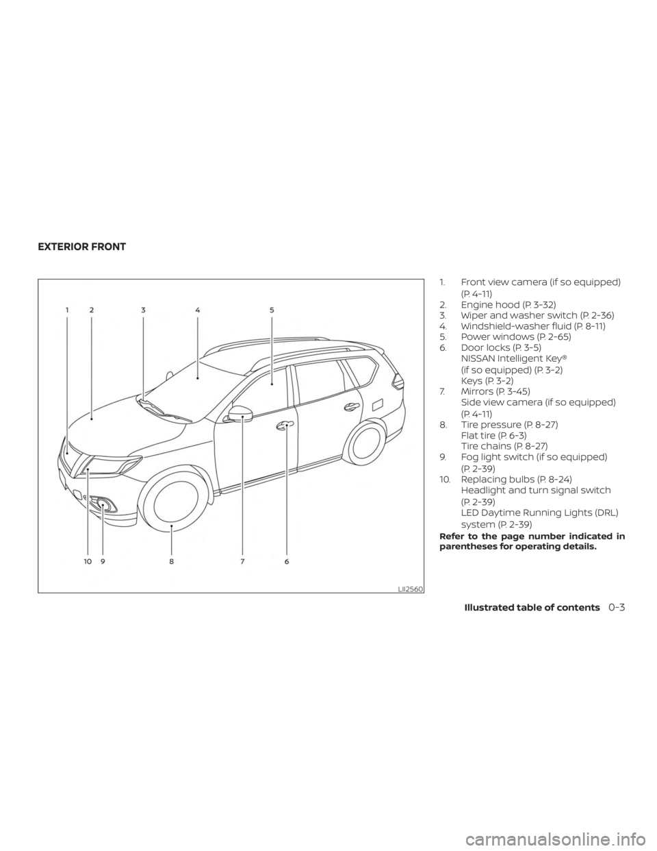 NISSAN PATHFINDER SV 2019 User Guide 