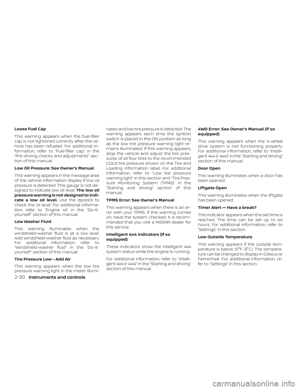 NISSAN PATHFINDER SV 2019  Owners Manual 