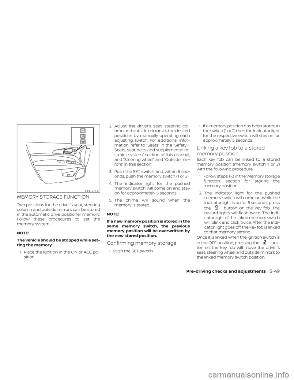 NISSAN PATHFINDER SV 2019  Owners Manual 