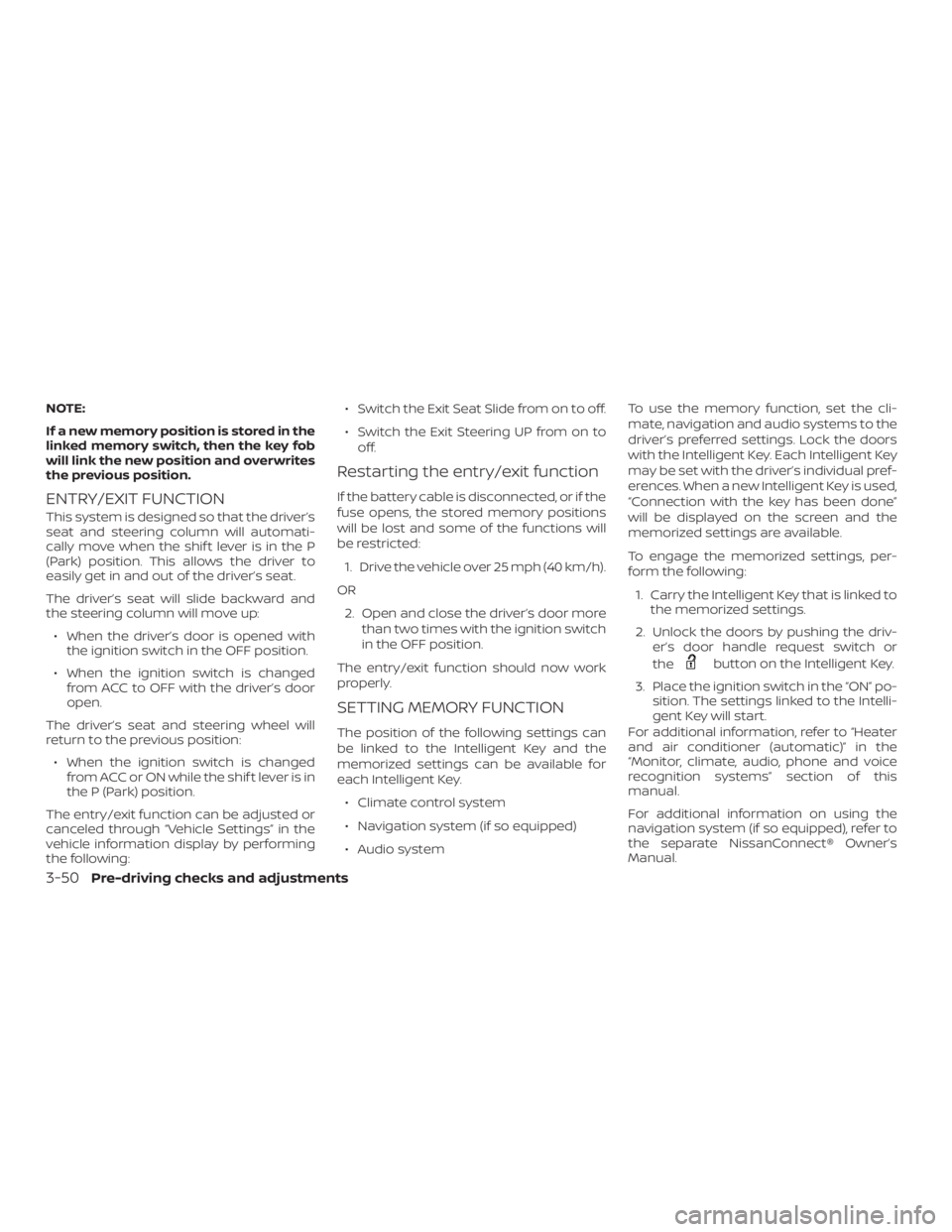 NISSAN PATHFINDER SV 2019  Owners Manual 