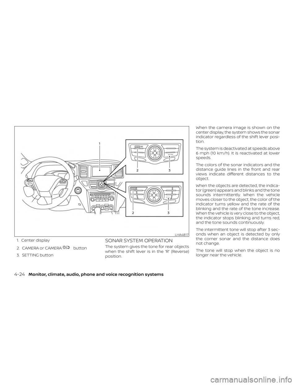 NISSAN PATHFINDER SV 2019  Owners Manual 