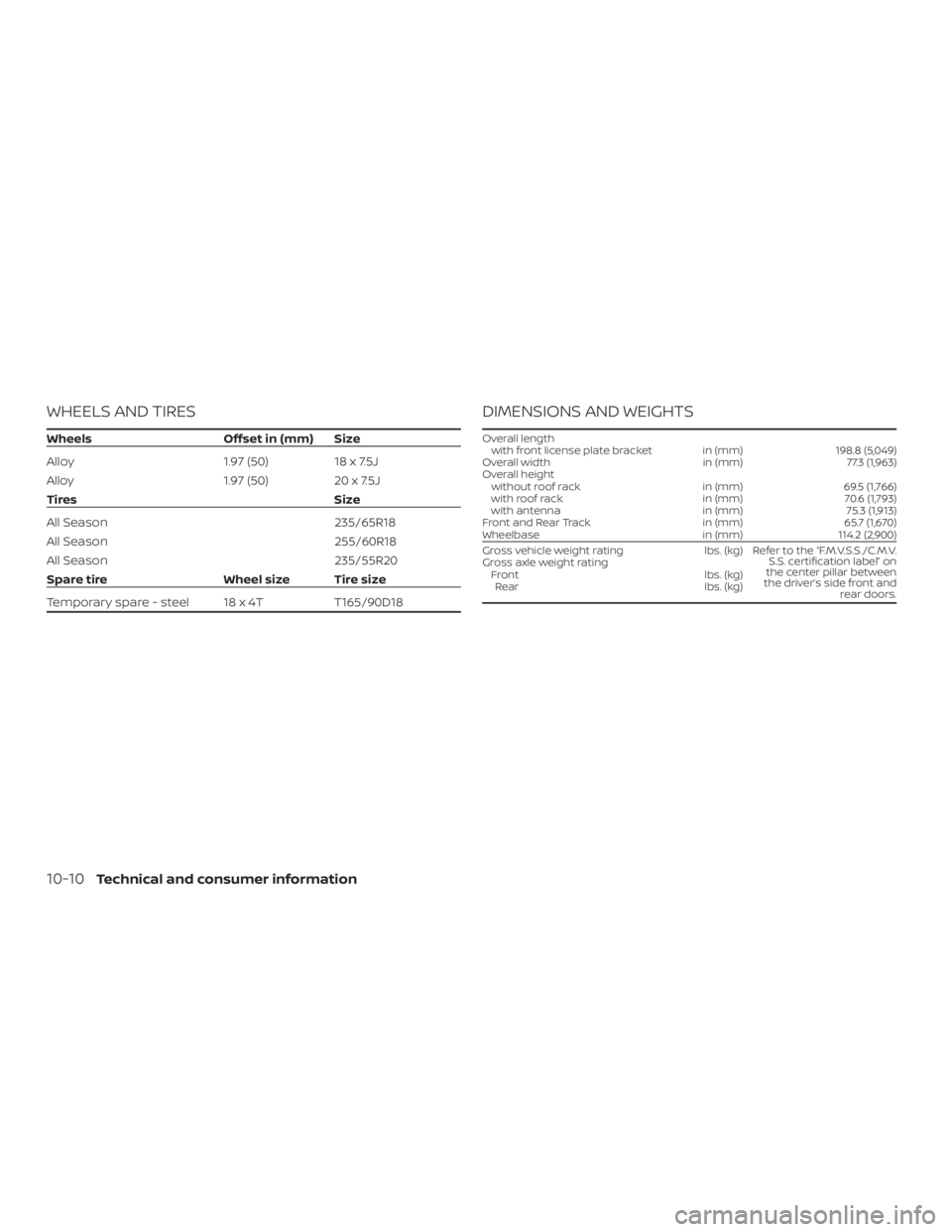 NISSAN PATHFINDER SV 2019  Owners Manual 