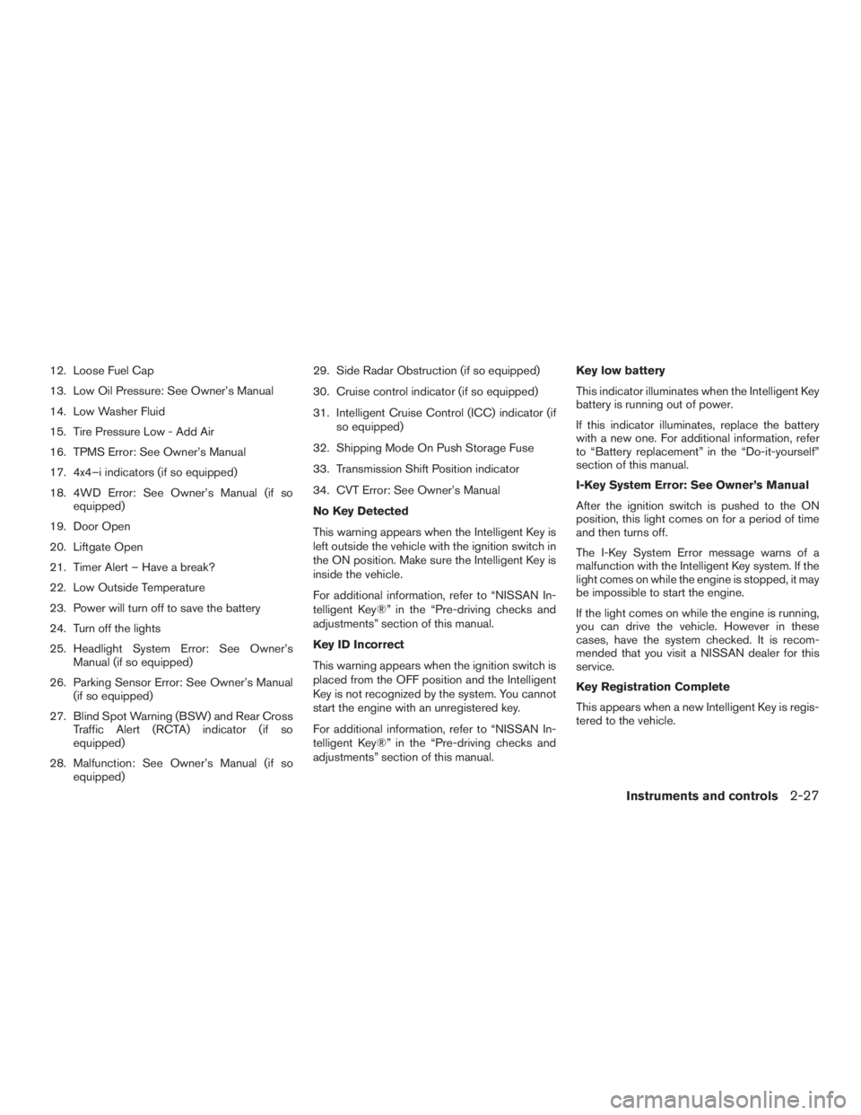 NISSAN PATHFINDER PLATINUM 2015  Owners Manual 