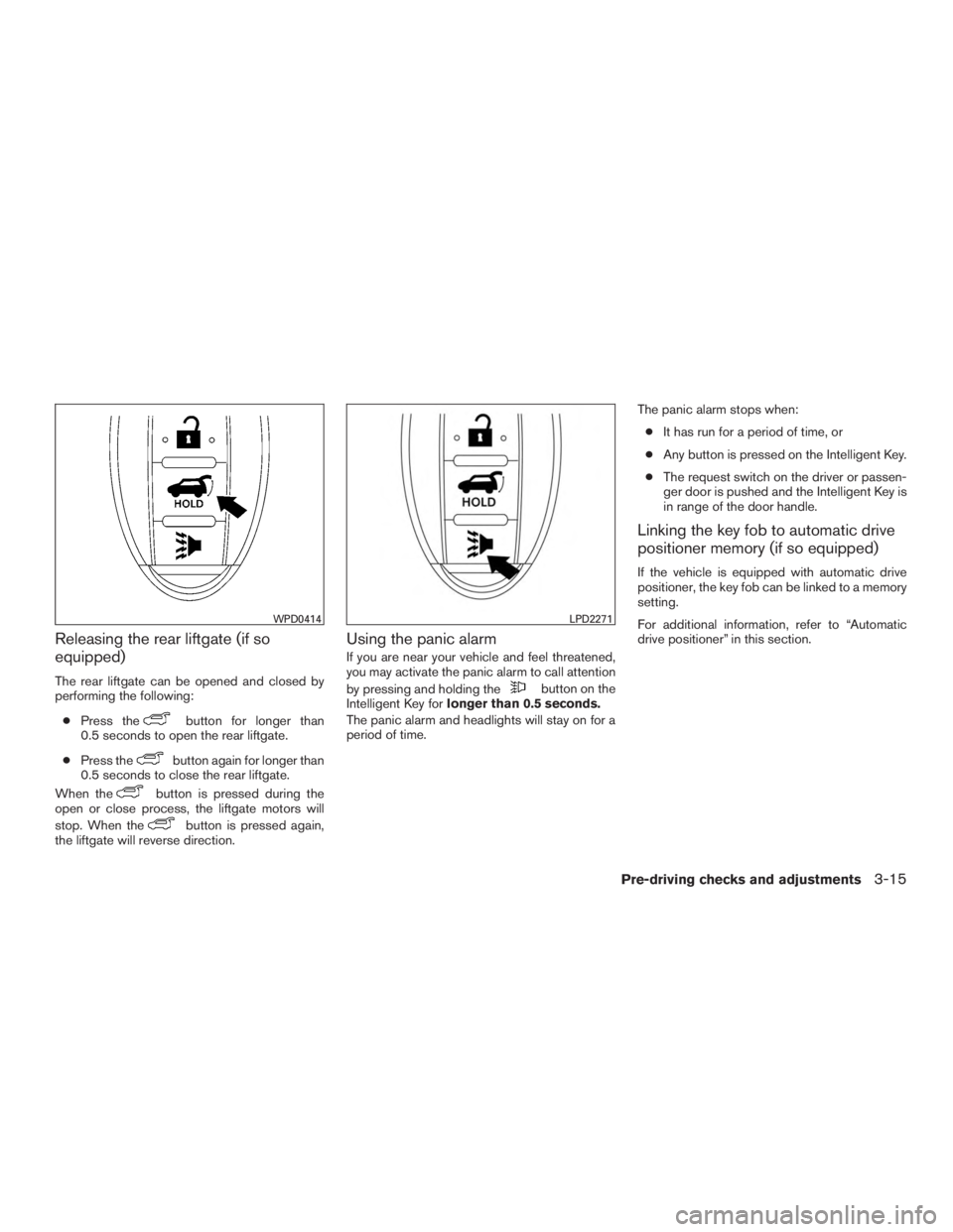 NISSAN PATHFINDER PLATINUM 2015 Owners Manual NISSAN PATHFINDER PLATINUM 2015 Owners Manual