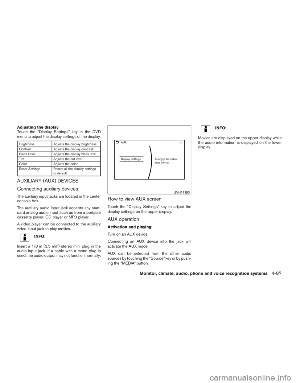 NISSAN PATHFINDER PLATINUM 2015 Owners Manual NISSAN PATHFINDER PLATINUM 2015 Owners Manual
