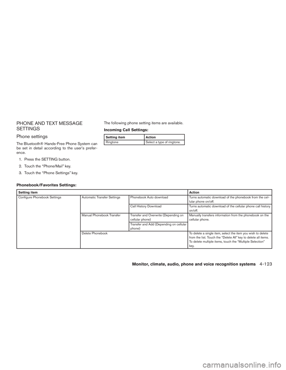 NISSAN PATHFINDER PLATINUM 2015  Owners Manual 