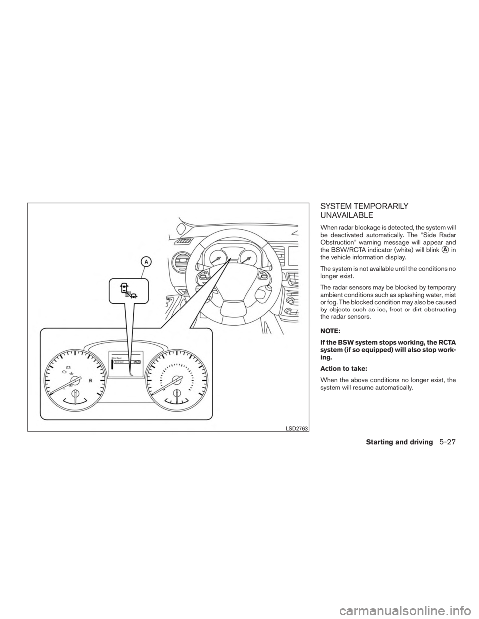 NISSAN PATHFINDER PLATINUM 2015  Owners Manual 