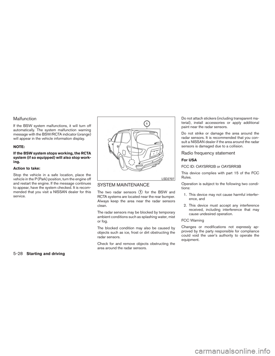 NISSAN PATHFINDER PLATINUM 2015  Owners Manual 