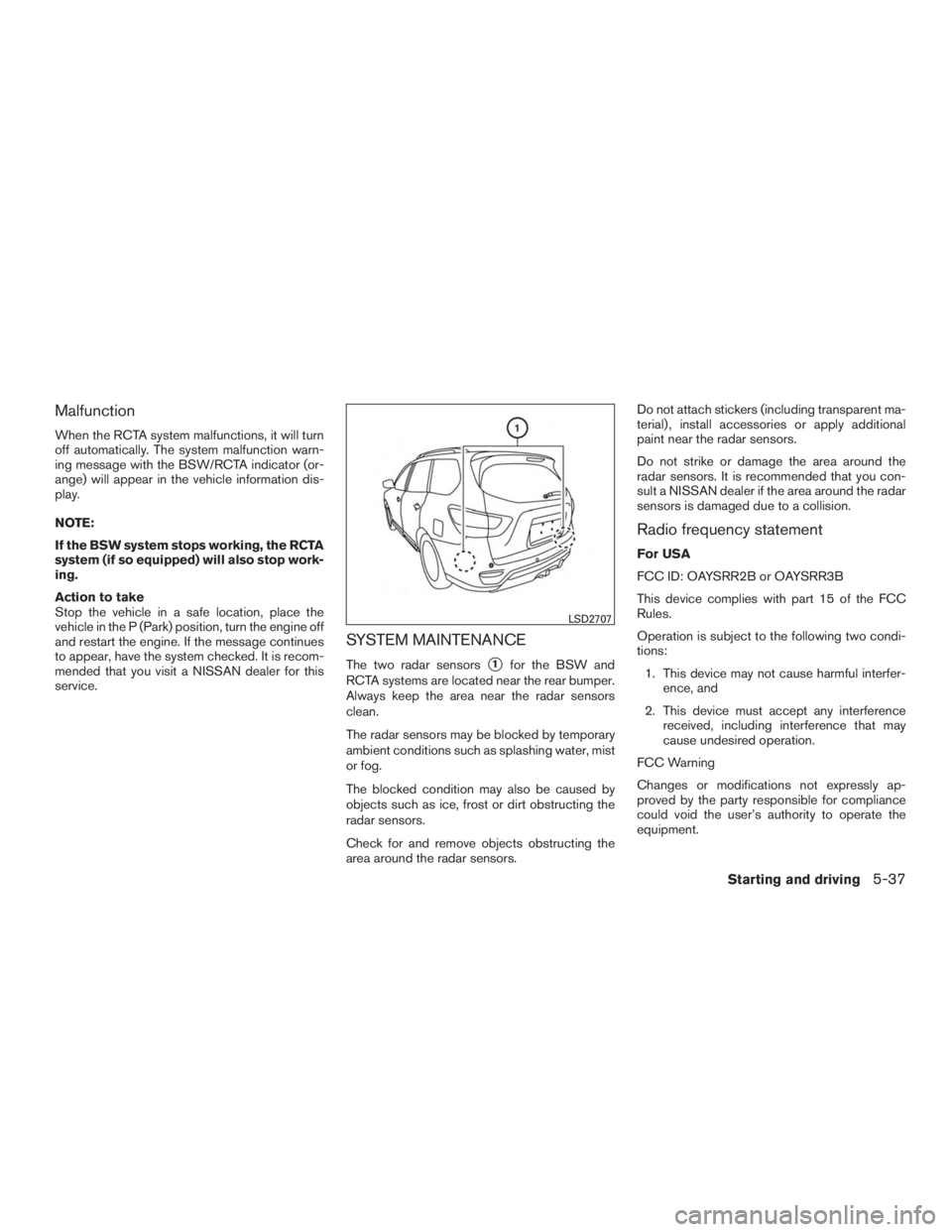 NISSAN PATHFINDER PLATINUM 2015  Owners Manual 