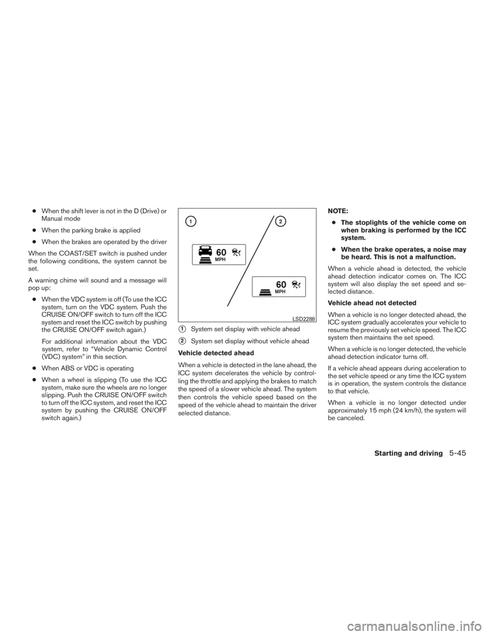 NISSAN PATHFINDER PLATINUM 2015  Owners Manual 