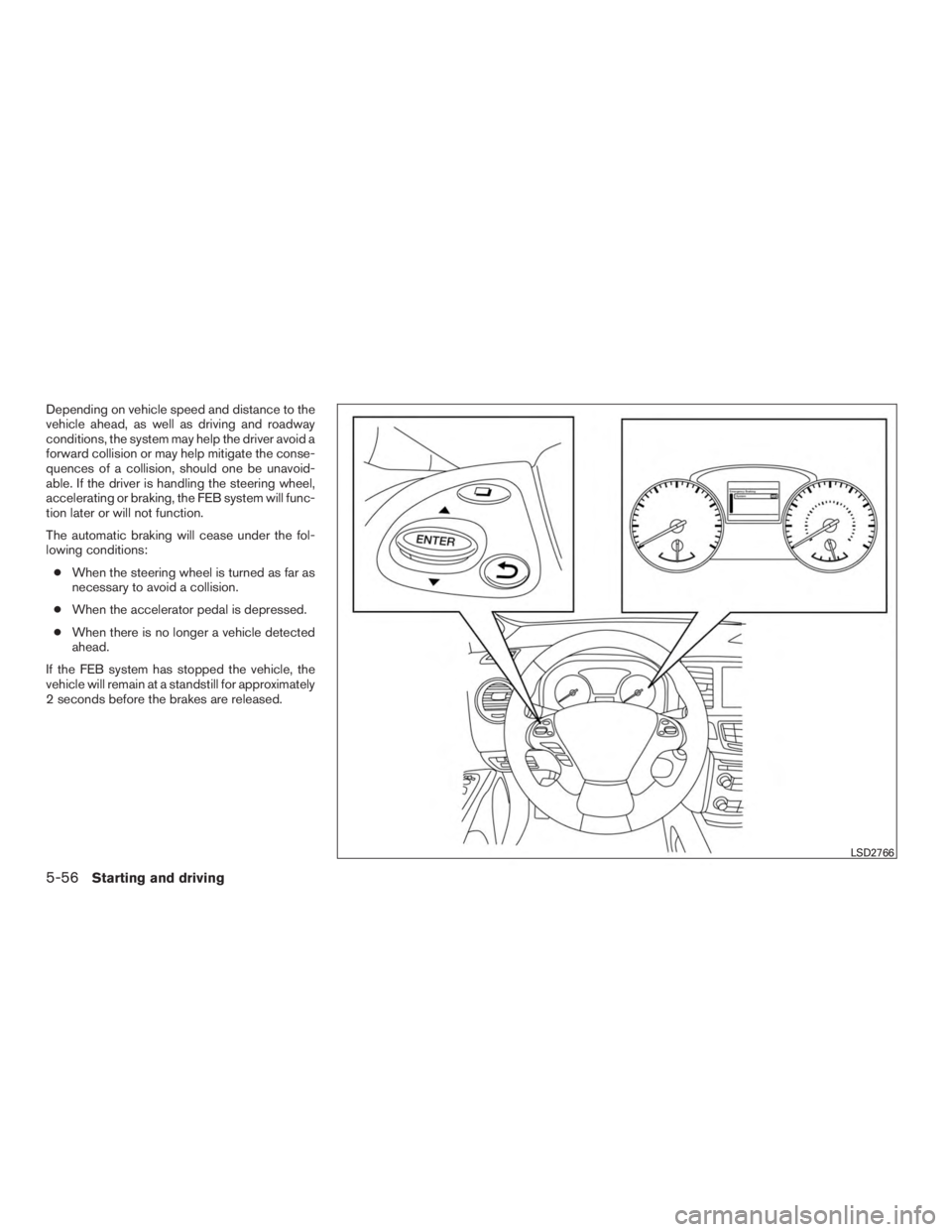 NISSAN PATHFINDER PLATINUM 2015  Owners Manual 