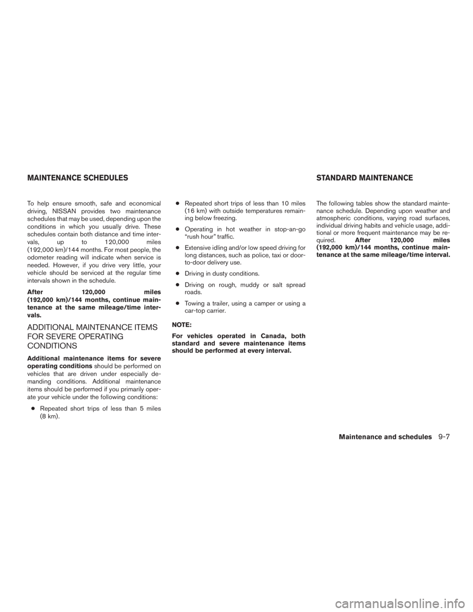NISSAN PATHFINDER PLATINUM 2015  Owners Manual 
