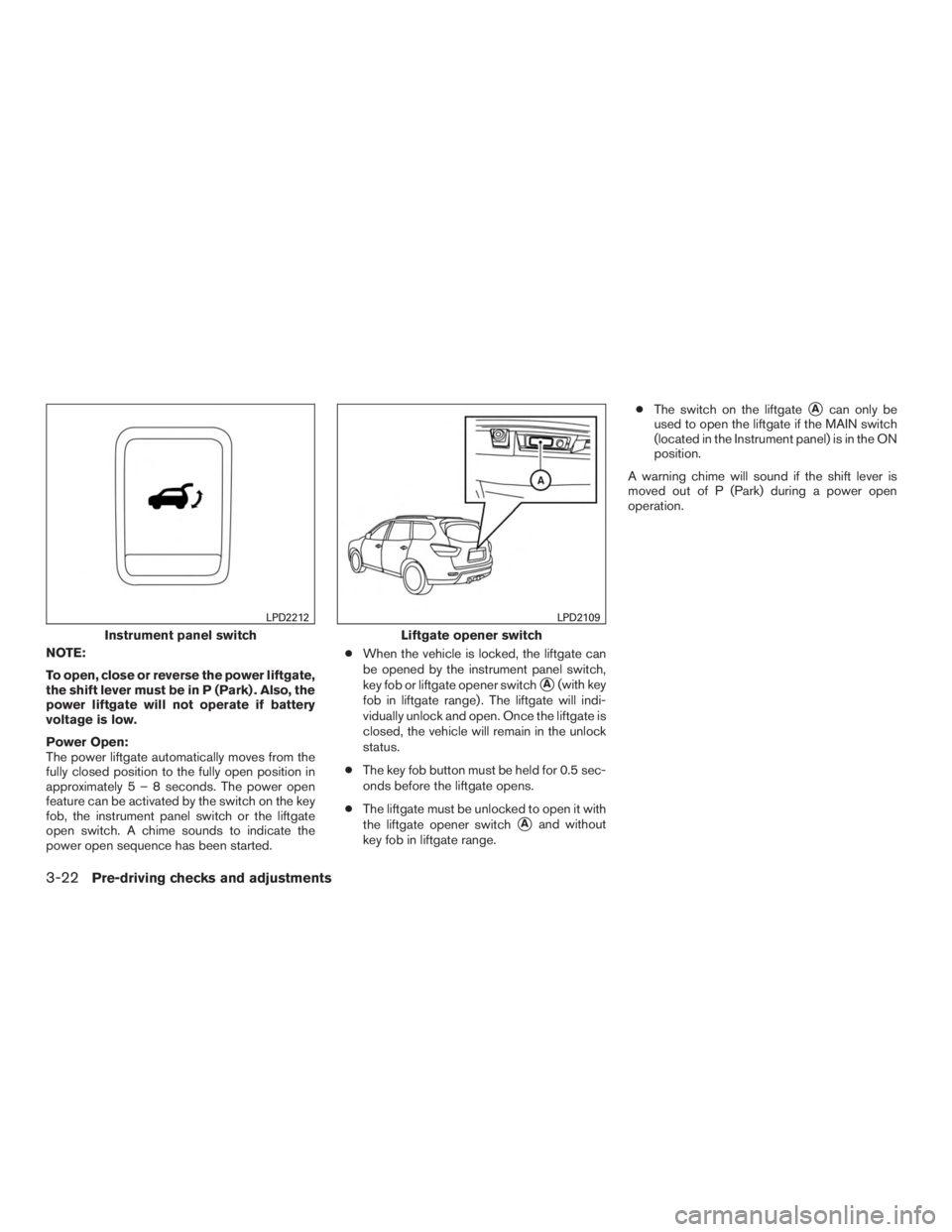 NISSAN PATHFINDER PLATINUM 2017  Owners Manual 