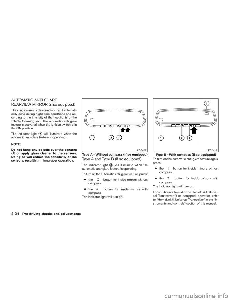 NISSAN PATHFINDER PLATINUM 2017  Owners Manual 