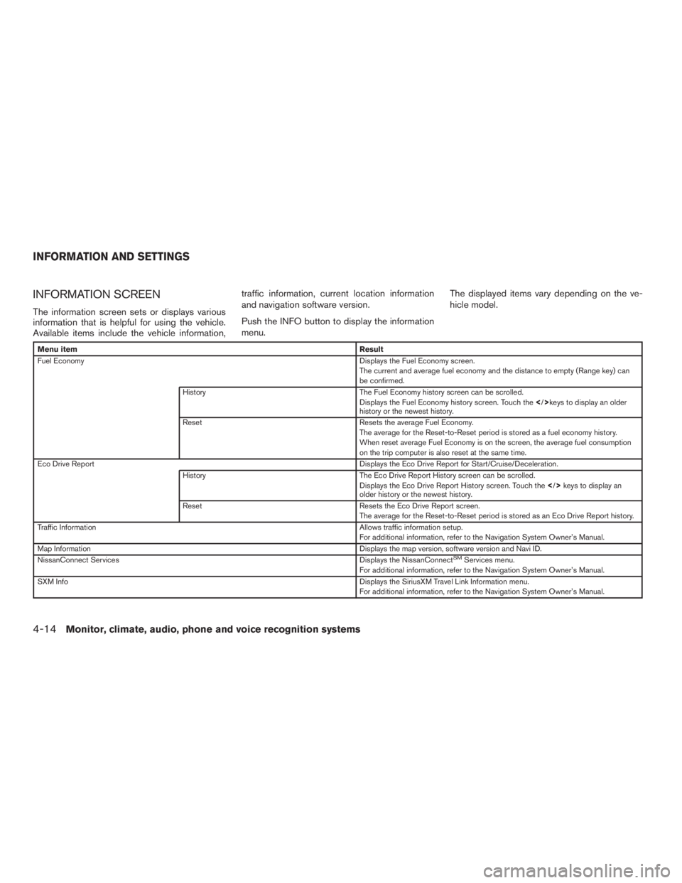 NISSAN PATHFINDER PLATINUM 2017  Owners Manual 