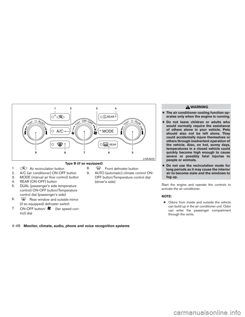 NISSAN PATHFINDER PLATINUM 2017  Owners Manual 1. 