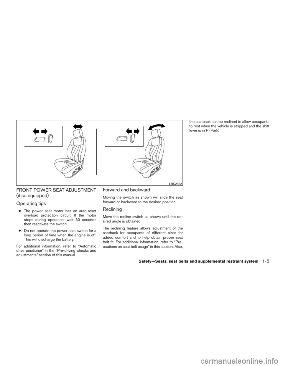 NISSAN PATHFINDER PLATINUM 2017 Owners Manual 