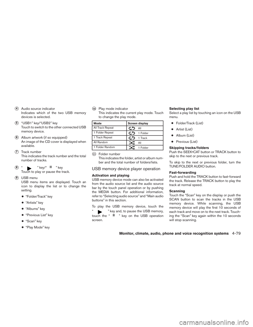 NISSAN PATHFINDER PLATINUM 2017  Owners Manual 