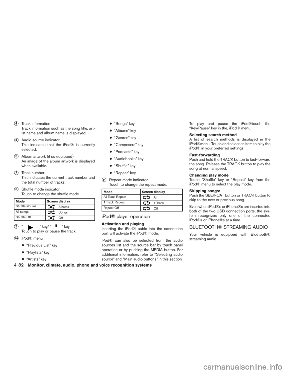 NISSAN PATHFINDER PLATINUM 2017  Owners Manual 