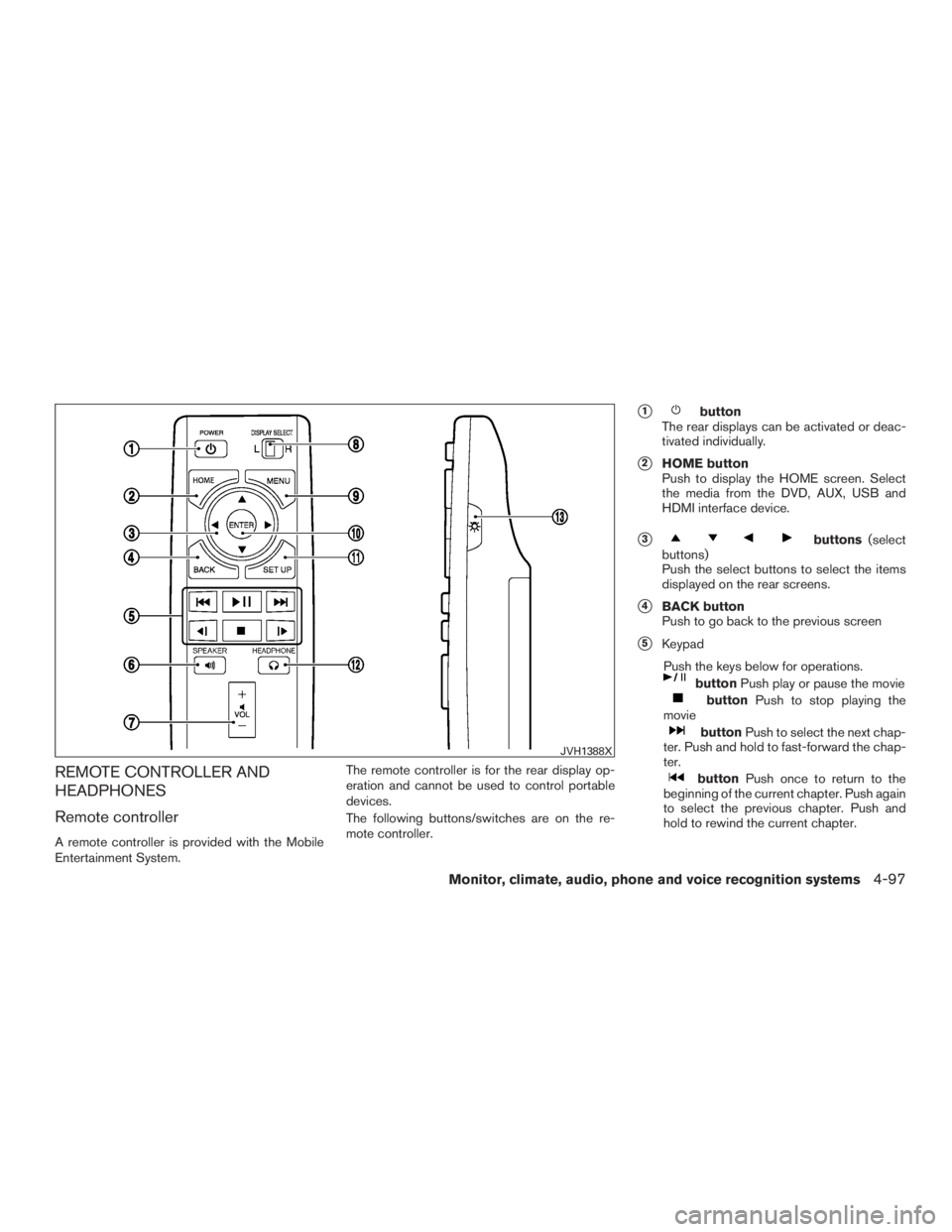 NISSAN PATHFINDER PLATINUM 2017  Owners Manual 