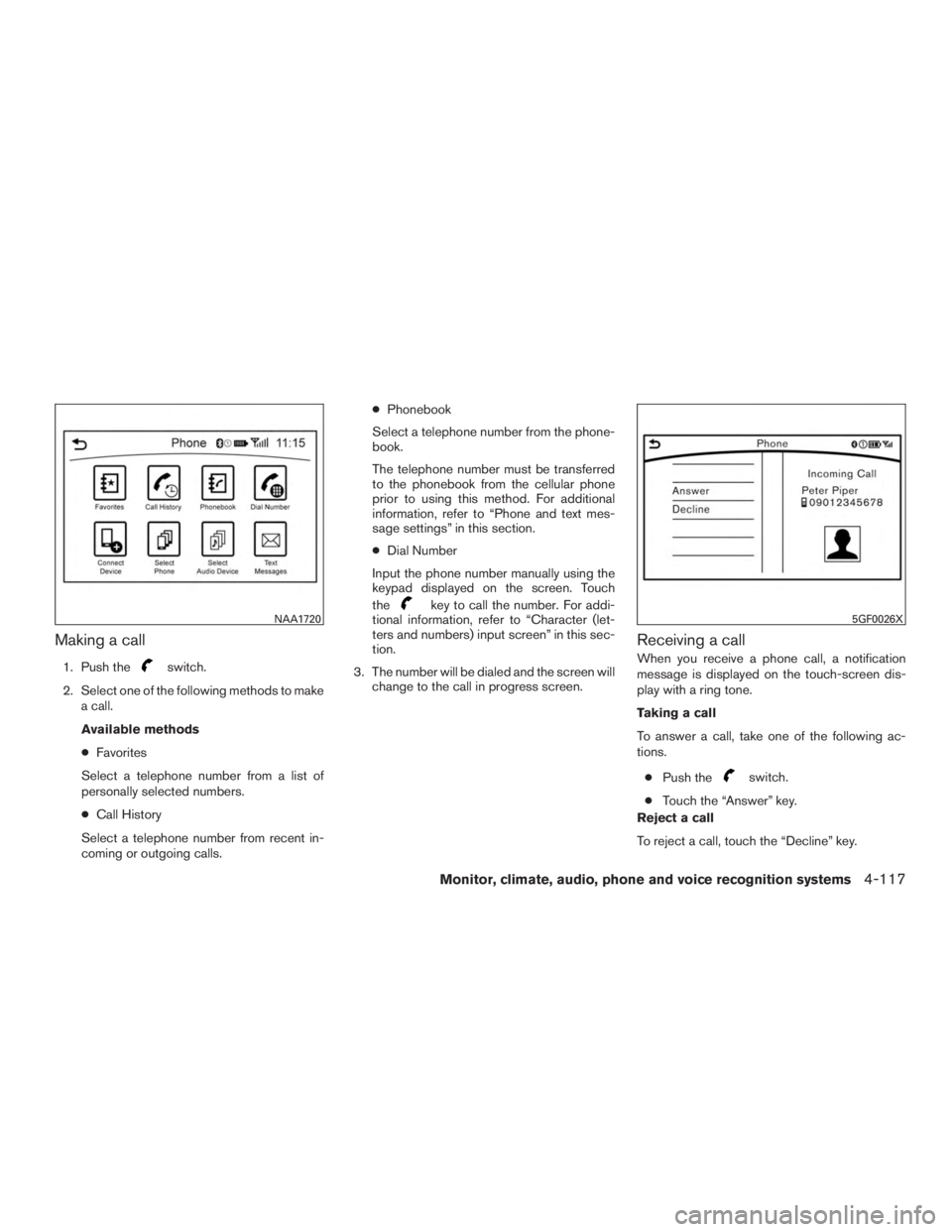 NISSAN PATHFINDER PLATINUM 2017  Owners Manual 