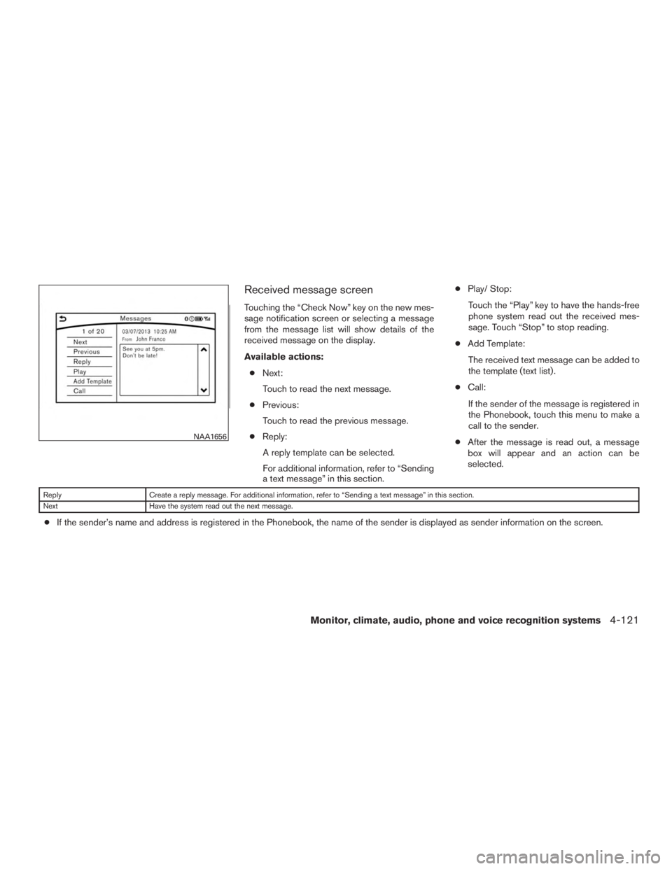 NISSAN PATHFINDER PLATINUM 2017  Owners Manual 