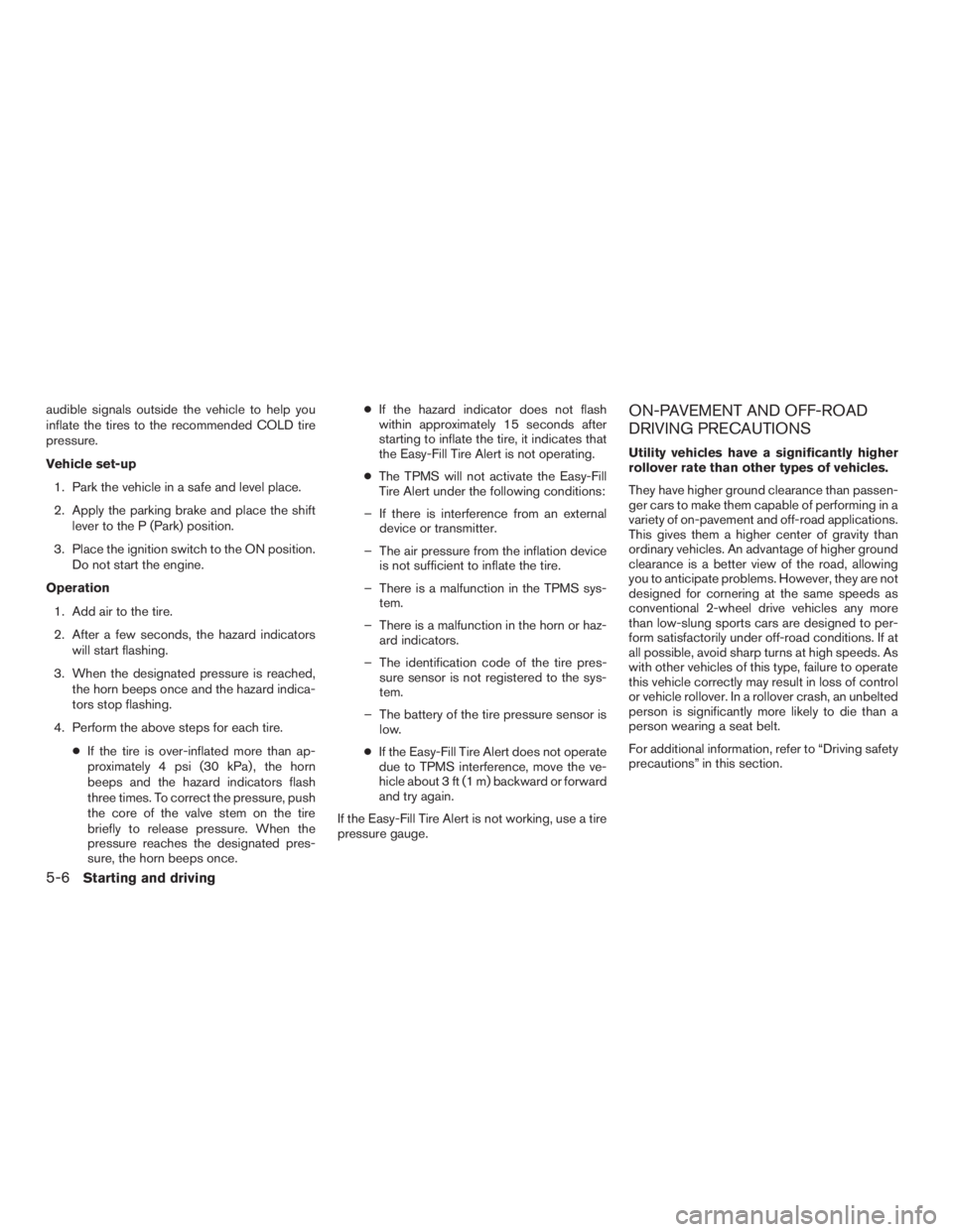 NISSAN PATHFINDER PLATINUM 2017  Owners Manual 