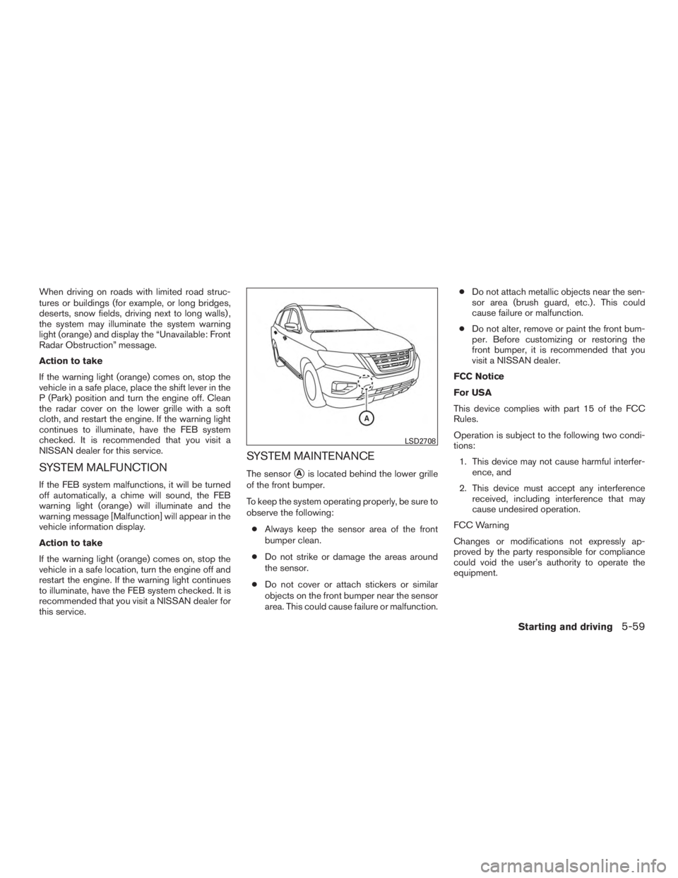 NISSAN PATHFINDER PLATINUM 2017  Owners Manual 