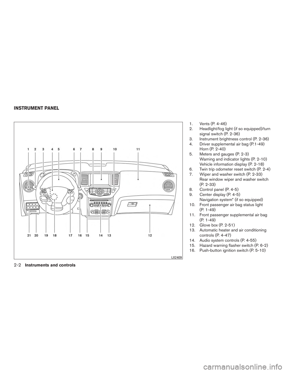 NISSAN PATHFINDER PLATINUM 2017  Owners Manual 