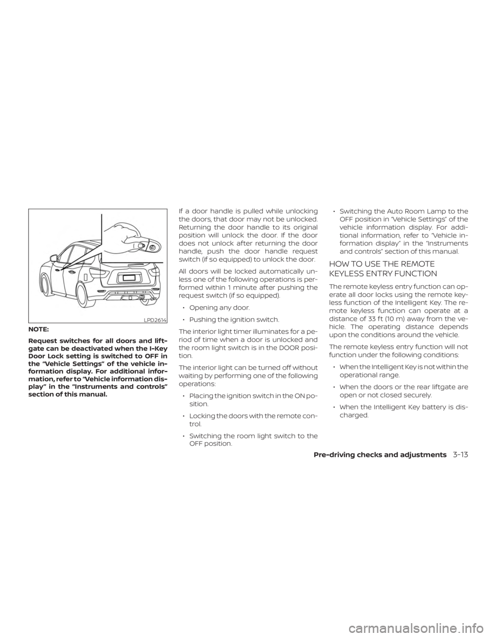 NISSAN PATHFINDER 2021 Owners Manual NISSAN PATHFINDER 2021 Owners Manual