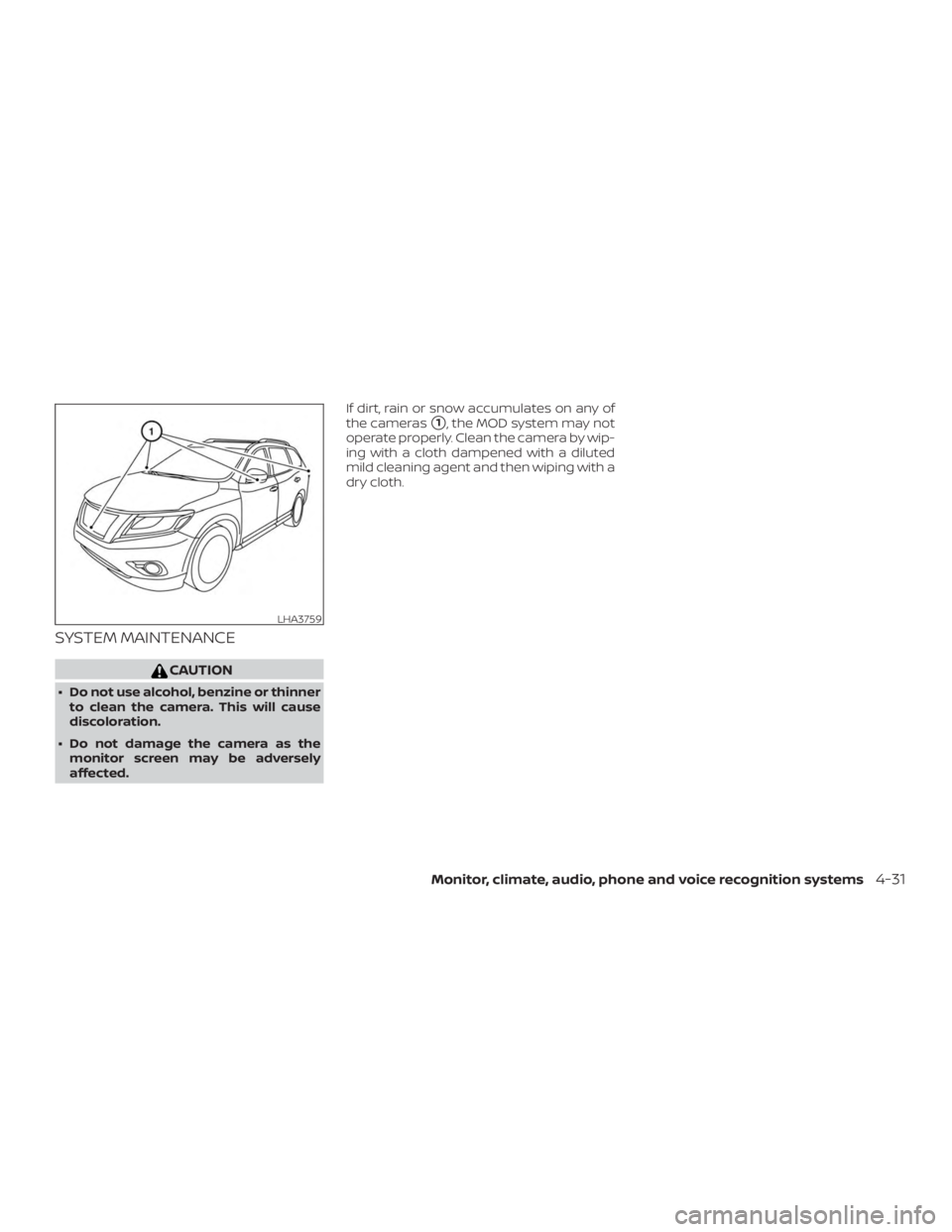 NISSAN PATHFINDER 2021  Owners Manual SYSTEM MAINTENANCE 