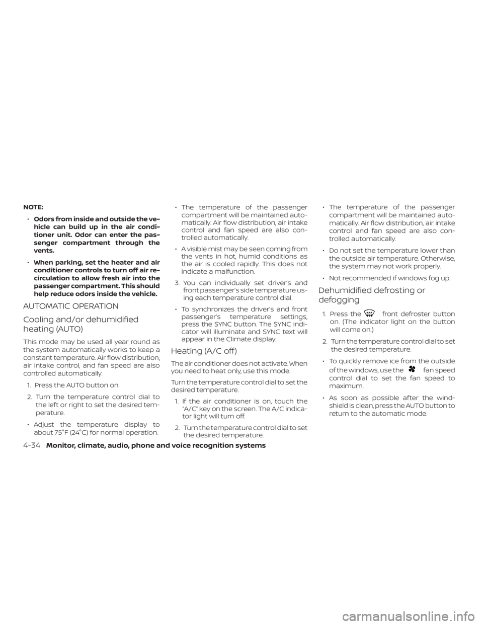 NISSAN PATHFINDER 2021  Owners Manual 