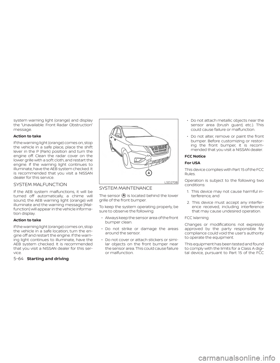 NISSAN PATHFINDER 2021  Owners Manual 