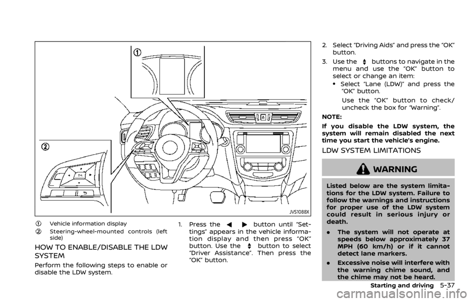 NISSAN QASHQAI 2022  Owners Manual WAB0046X
1. Supplemental front-impact air bag mod-ules (NISSAN Advanced Air Bags)
2. Air bag Control Unit (ACU)
3. Occupant classification sensors (weight sensors)
4. Occupant classification system co