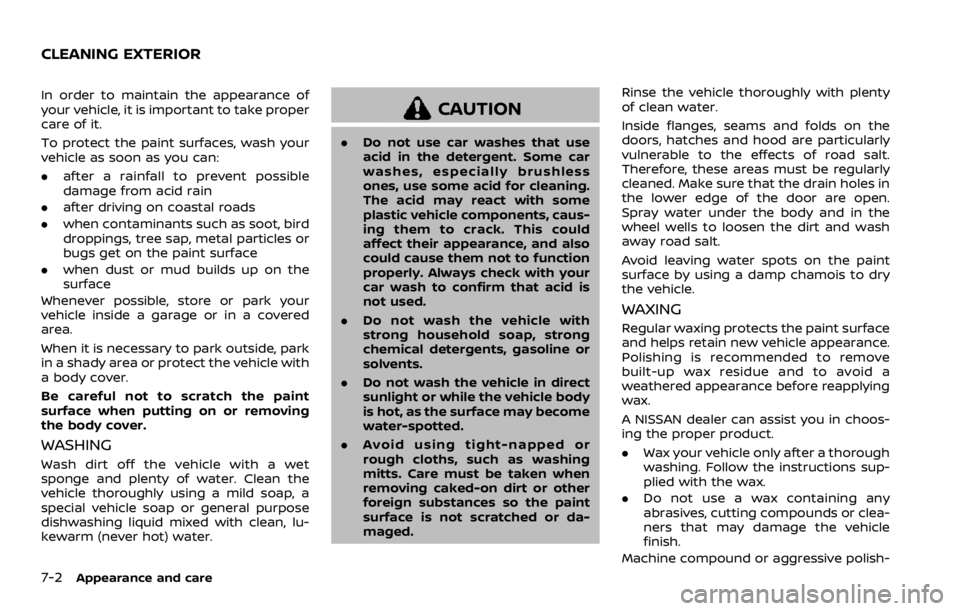 NISSAN QASHQAI 2022  Owners Manual .The remote engine start 