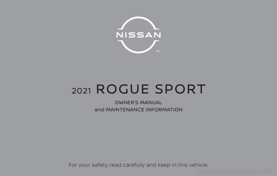 NISSAN ROGUE 2022  Owners Manual 