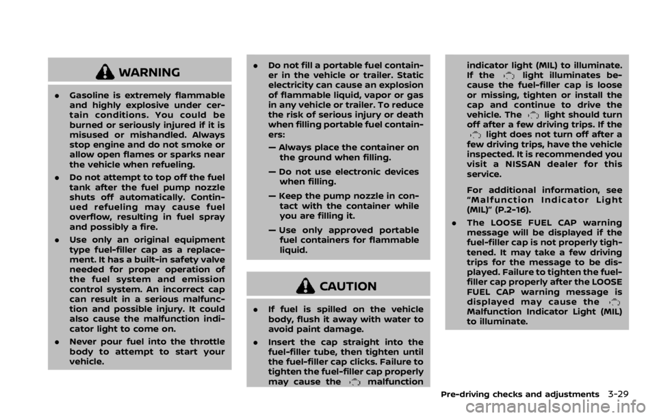 NISSAN ROGUE 2022 Owners Manual WARNING NISSAN ROGUE 2022 Owners Manual WARNING