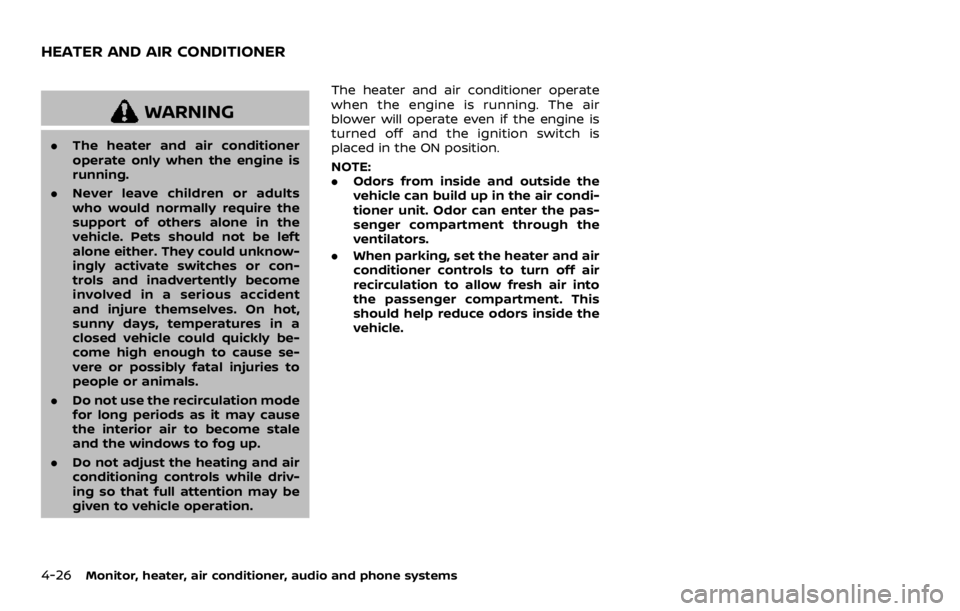 NISSAN ROGUE 2022 Owners Manual WARNING NISSAN ROGUE 2022 Owners Manual WARNING