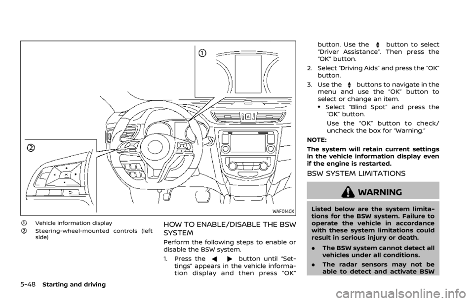 NISSAN ROGUE 2022 Owners Manual WAF0140X NISSAN ROGUE 2022 Owners Manual WAF0140X