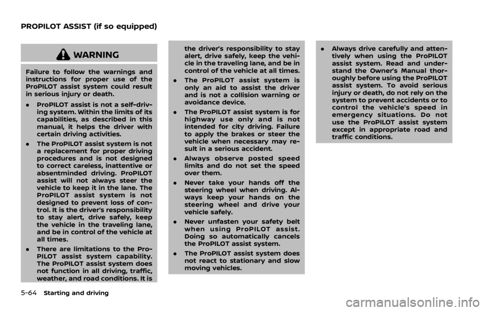 NISSAN ROGUE 2022 Owners Manual WARNING NISSAN ROGUE 2022 Owners Manual WARNING