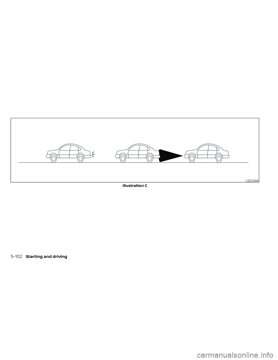 NISSAN MAXIMA 2023  Owners Manual LSD2266
Illustration C
5-102Starting and driving 