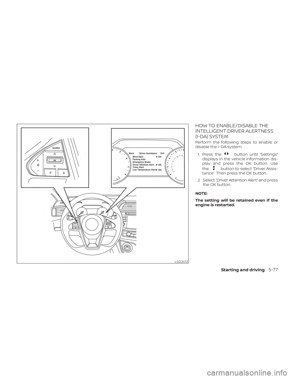 NISSAN MAXIMA PLATINUM 2018  Owners Manual 