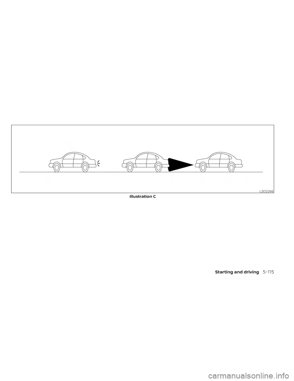 NISSAN SENTRA 2023  Owners Manual LSD2266
Illustration C
Starting and driving5-115 