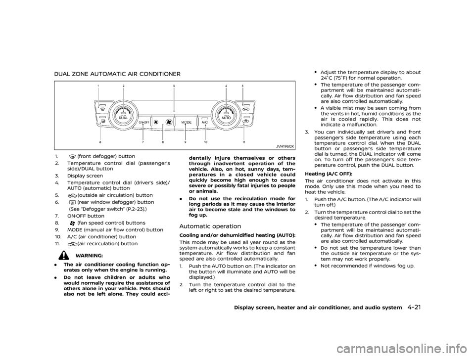 NISSAN TEANA 2018  Owners Manual �&�R�Q�G�L�W�L�R�Q� �
�(�[�F�H�S�W �I�R�U �&�K�L�Q�D�
�        